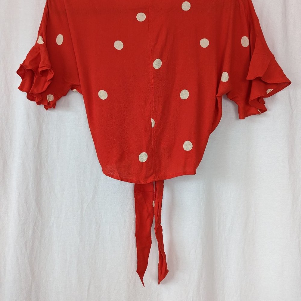 Rails Athena Polka Dots Blouse Size Extra Small N… - image 13